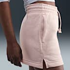 Shorts de tiro medio de 10 cm para mujer Nike Sportswear Phoenix Fleece