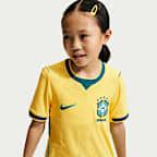 Brazil 2026/27 Match Home Older Kids' Nike Aero-FIT Football Authentic Jersey