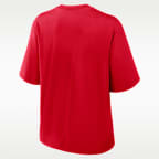Ohio State Arch Over Logo Boxy Women's Nike College T-Shirt