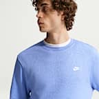 Sudadera de cuello redondo de tejido Fleece para hombre Nike Club