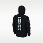 Sudadera con gorro sin cierre Nike para hombre Portland Fire