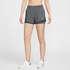 Nike Dri-FIT One Women's Mid-rise 8cm (approx.) 2-in-1 Shorts