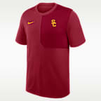 Playera universitaria Nike Dri-FIT para hombre USC Sideline Coach