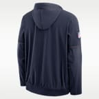 Denver Broncos Sideline Anorak Men's Nike NFL 1/2-Zip Hooded Jacket