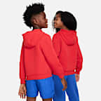 Sudadera con gorro sin cierre para niños talla grande Nike Sportswear Club Fleece