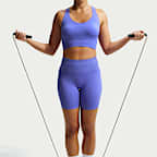 Nike Pro Seamless korte tanktop met Dri-FIT voor dames