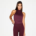 NikeSKIMS Matte Women's Mock-Neck Racerback Tank Top