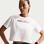 나이키 스위프트  드라이 핏 반팔 크롭 러닝 티셔츠