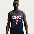 Chet Holmgren Oklahoma City Thunder City Edition Men's Nike NBA Swingman Jersey