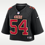 Fred Warner San Francisco 49ers Women's Nike NFL Cropped Tundra Game Jersey