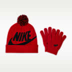 Nike Big Kids' Beanie and Gloves Box Set