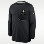 New Orleans Saints Sideline Coach Men's Nike Dri-FIT NFL Long-Sleeve Top