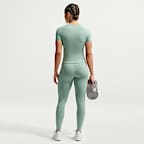 Nike Universa Leggings de longitud completa de talle alto sin costuras delanteras - Mujer