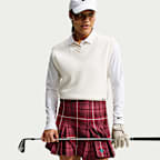 Falda tejida de golf a cuadros para mujer Nike Fairway Fresh