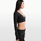 NikeSKIMS Matte Women's Long-Sleeve Wrap Top