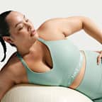 Bra deportivo ajustable acolchado para mujer (talla grande) Nike Indy Light Support