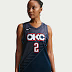 Jersey Nike de la NBA Swingman para hombre de Shai Gilgeous-Alexander de los Oklahoma City Thunder City Edition