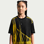 Playera de manga corta para niños talla grande Golden State Warriors Nike Edge 26