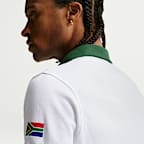 Rugbytröja Springboks Away Nike med långa ärmar för män