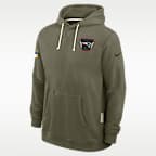 New England Patriots Salute to Service Sideline Dominant Force Men's Nike Dri-FIT NFL Pullover Hoodie