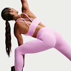 Damskie legginsy 7/8 z wysokim stanem bez przedniego szwu Nike Zenvy