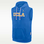 UCLA Sideline Men's Jordan Brand Dri-FIT College Sleeveless Pullover Hoodie