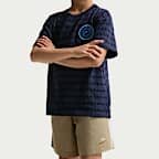 กางเกงขาสั้นแบบทอเด็กโต Nike Sportswear