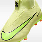 Nike Jr. Mercurial Superfly 10 Academy Younger/Older Kids' Multi-Ground High-Top Football Boot