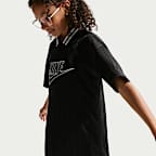 Sukienka z dżerseju z krótkim rękawem dla dużych dzieci (dziewcząt) Nike Sportswear