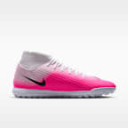 Tacos de futbol para pasto sintético (turf) de corte high Nike Mercurial Superfly 11 Club
