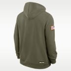 Texas 2025 Military Appreciation Men's Nike Dri-FIT College Pullover Hoodie