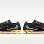 Tacos de futbol para terreno firme personalizables Nike Phantom 6 Low Elite By You