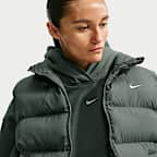 Sudadera con gorro sin cierre oversized para mujer Nike Studio Fleece Medium Weight