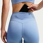 Nike Universa Women's High-Waisted Full-Length Leggings with No Front Seam