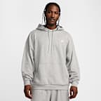 Sudadera con gorro sin cierre de French Terry oversized para hombre Nike Club Fleece