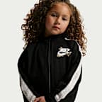 Conjunto deportivo para pistas de dos piezas Nike Retro Remix para niños talla pequeña