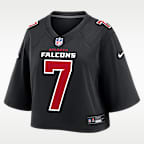 Bijan Robinson Atlanta Falcons Women's Nike NFL Cropped Tundra Game Jersey
