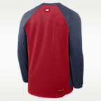 Sudadera de cuello redondo sin cierre Nike Dri-FIT para hombre Boston Red Sox Authentic Collection