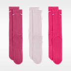 Κάλτσες προπόνησης μεσαίου ύψους Nike Everyday Plus Cushioned (τρία ζευγάρια)