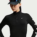 Nike Tempo Flash 女款 Dri-FIT 半長式拉鍊跑步上衣