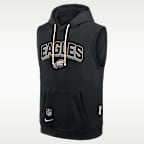 Philadelphia Eagles Sideline Men's Nike Dri-FIT NFL Sleeveless Pullover Hoodie