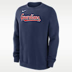 Cleveland Guardians Wordmark Men's Nike MLB Pullover Crew
