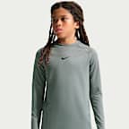 Nike Pro Big Kids' (Boys') Dri-FIT Long-Sleeve Crewneck Top