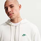 Sudadera con gorro de cierre completo de French Terry para hombre Nike Sportswear Club