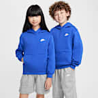 Sudadera con gorro sin cierre para niños talla grande Nike Sportswear Club Fleece
