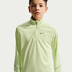 Sudadera de medio cierre Dri-FIT para niños talla grande Nike Miler