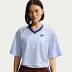 Nike Sportswear Women's Oversized Heritage Cropped Mesh Jersey
