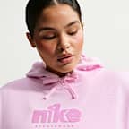 Sudadera con gorro sin cierre Nike Sportswear para mujer Club Fleece (talla grande)