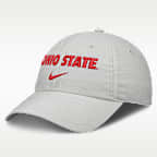 Ohio State Sideline Club Practice Men's Nike College Adjustable Hat