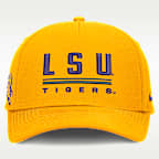 LSU Sideline Practice Rise Men's Nike Dri-FIT College Adjustable Hat